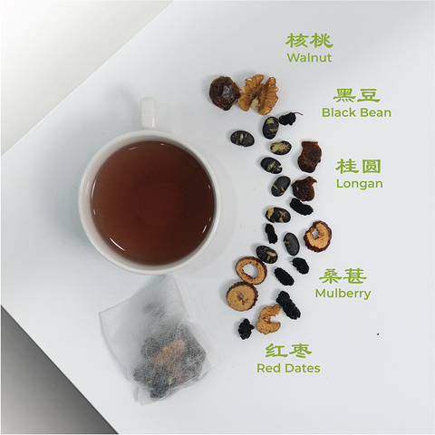 Sai Hing Hair Tonifying Tea 世兴乌发补肾茶 (6 tea bag)