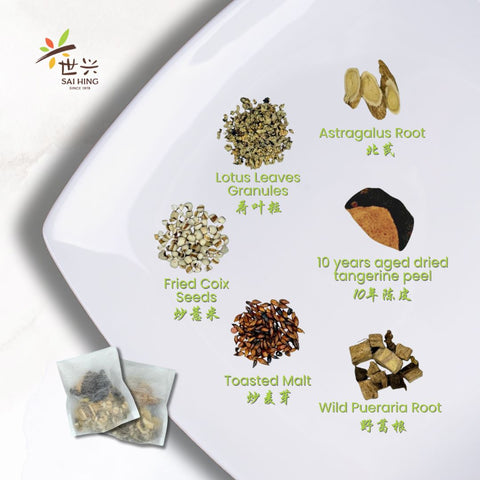 Sai Hing Dampness Relief Tea 世兴陈皮祛湿茶 (6 Tea Bag)