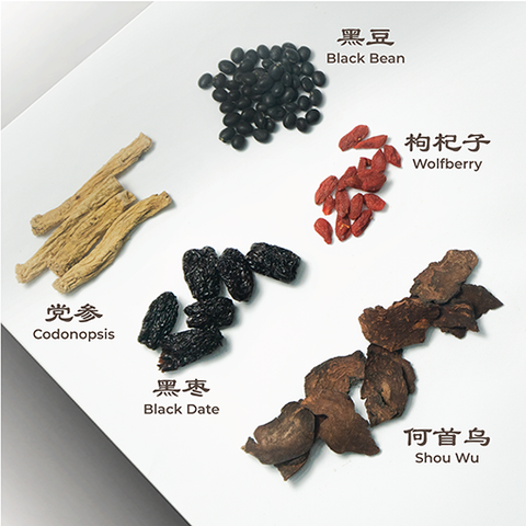 世兴首乌黑豆乌发汤 200克(3-4人份)