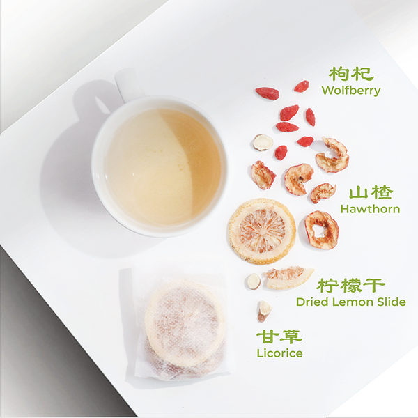 Sai Hing Lemon Hawthorn Tea 世兴柠檬山楂茶 (6 Tea Bag)