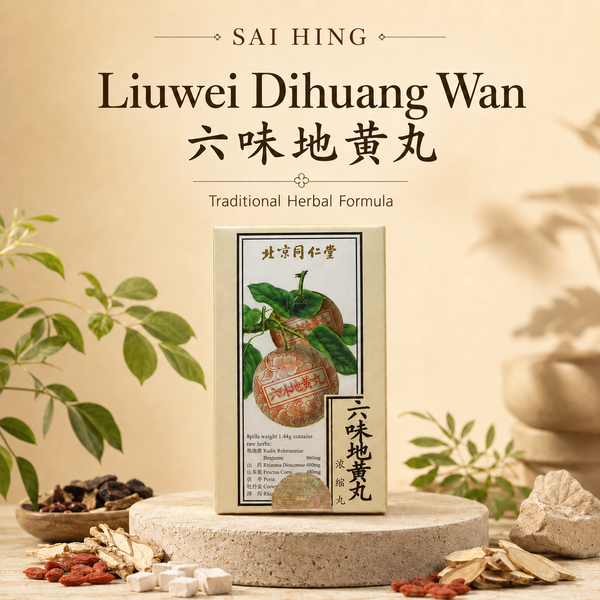 Tong Ren Tang Liuwei Dihuang Wan 六味地黄丸浓缩丸 (Concentrated) – Kidney & Yin Nourishment 240 Pills