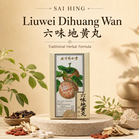 Tong Ren Tang Liuwei Dihuang Wan 六味地黄丸浓缩丸 (Concentrated) – Kidney & Yin Nourishment 240 Pills