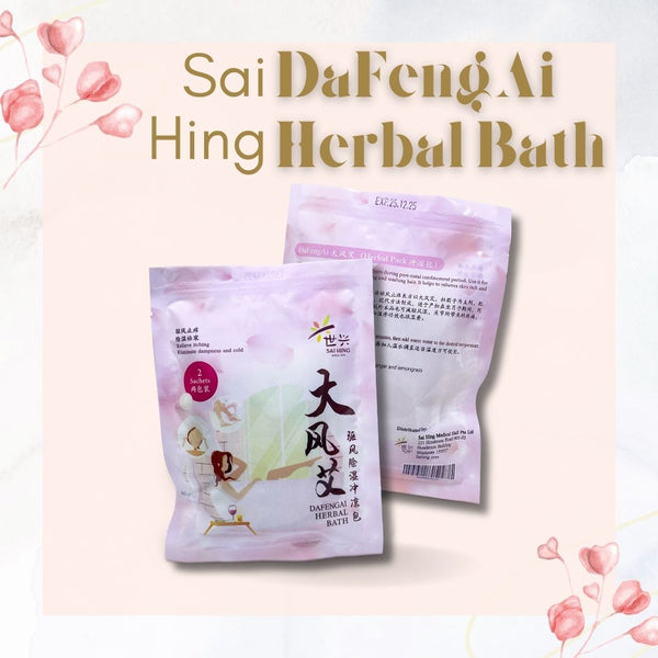 Sai Hing DaFengAi Herbal Bath 世兴大风艾祛风除湿冲凉包 40g