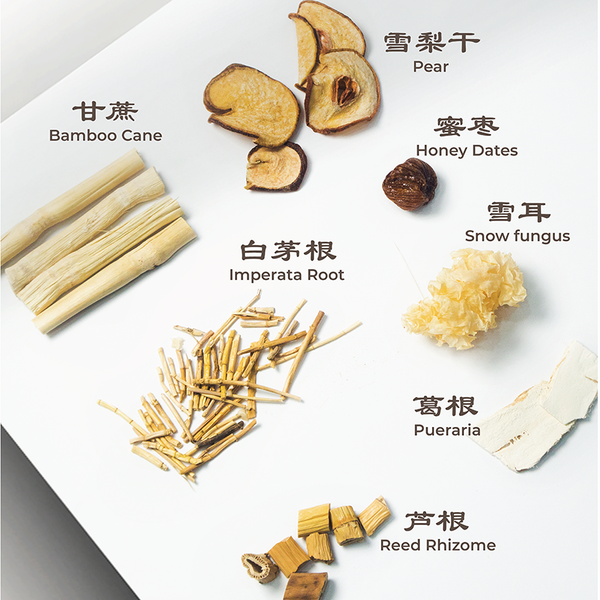 Sai Hing Bamboo Cane Pear Dessert Soup Pack 世兴甘蔗雪梨糖水(For 2-3 Pax)